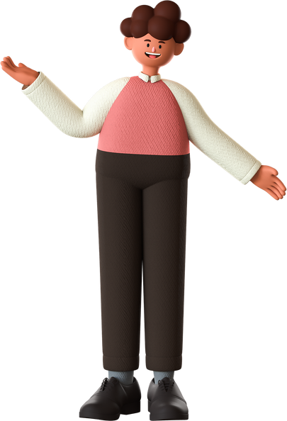 Simple Friend 3D Male Teacher Without Object 03